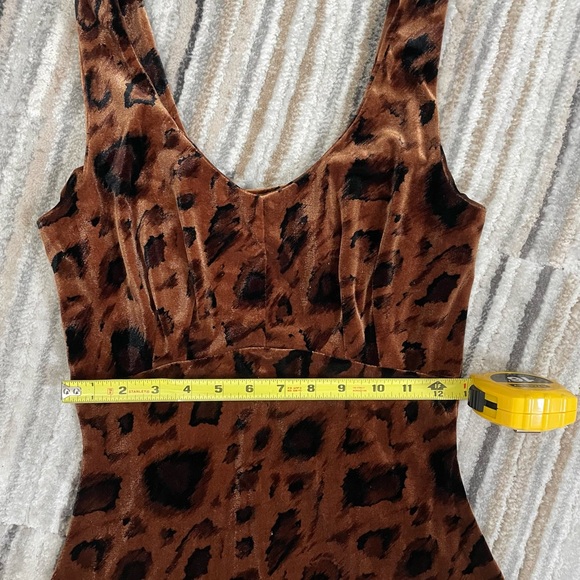 Velveteen animal print minidress XS - Picture 4 of 7